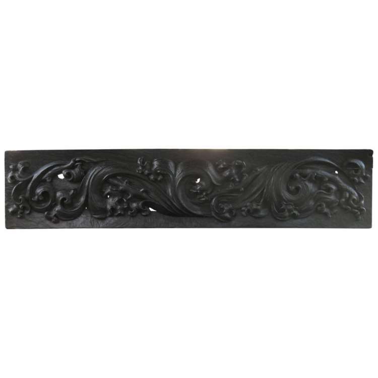 Large 18th Century Pennsylvania Carved Frieze