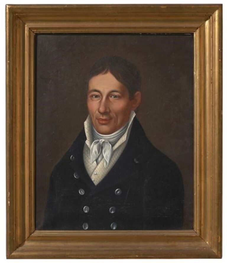 Late 18th to Early 19th Century Portrait of a Sea Captain, by Charles ...