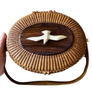 Nantucket Purse by Jose Formoso Reyes, with Nancy Chase Gull, signed and dated 1964