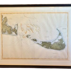 DesBarres (1776) Chart of Nantucket Island, published by the Mass. Historical Society, circa 1966