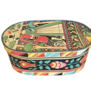 Tony Sarg Folk Art Bridal Box, circa 1920